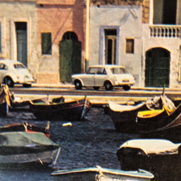 Vintage Whitman 1000-piece jigsaw puzzle featuring a "Harbor Scene, Malta - Picture 3 of 7